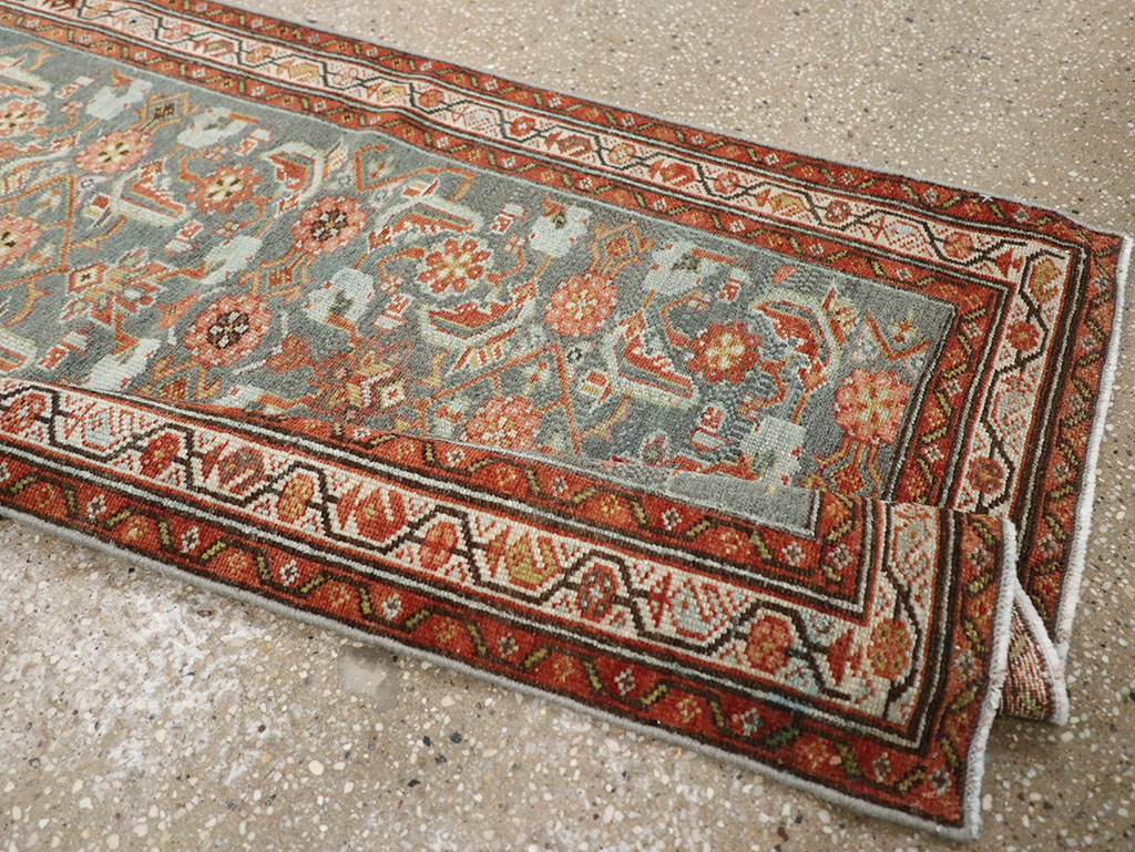 Vintage Persian Malayer Runner, No.30041 - Galerie Shabab