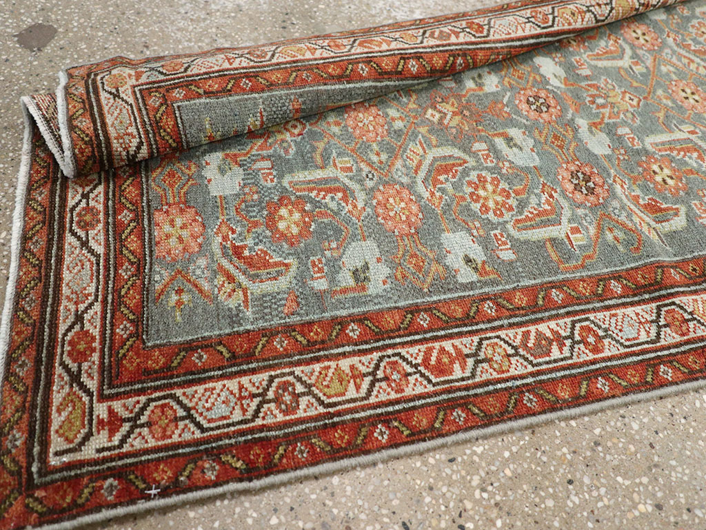 Vintage Persian Malayer Runner, No.30041 - Galerie Shabab
