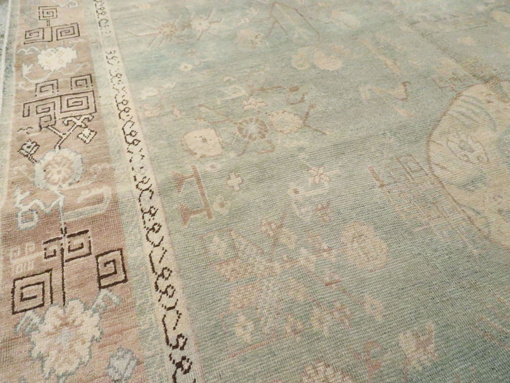 Antique East Turkestan Khotan Accent Rug, No.30043 - Galerie Shabab