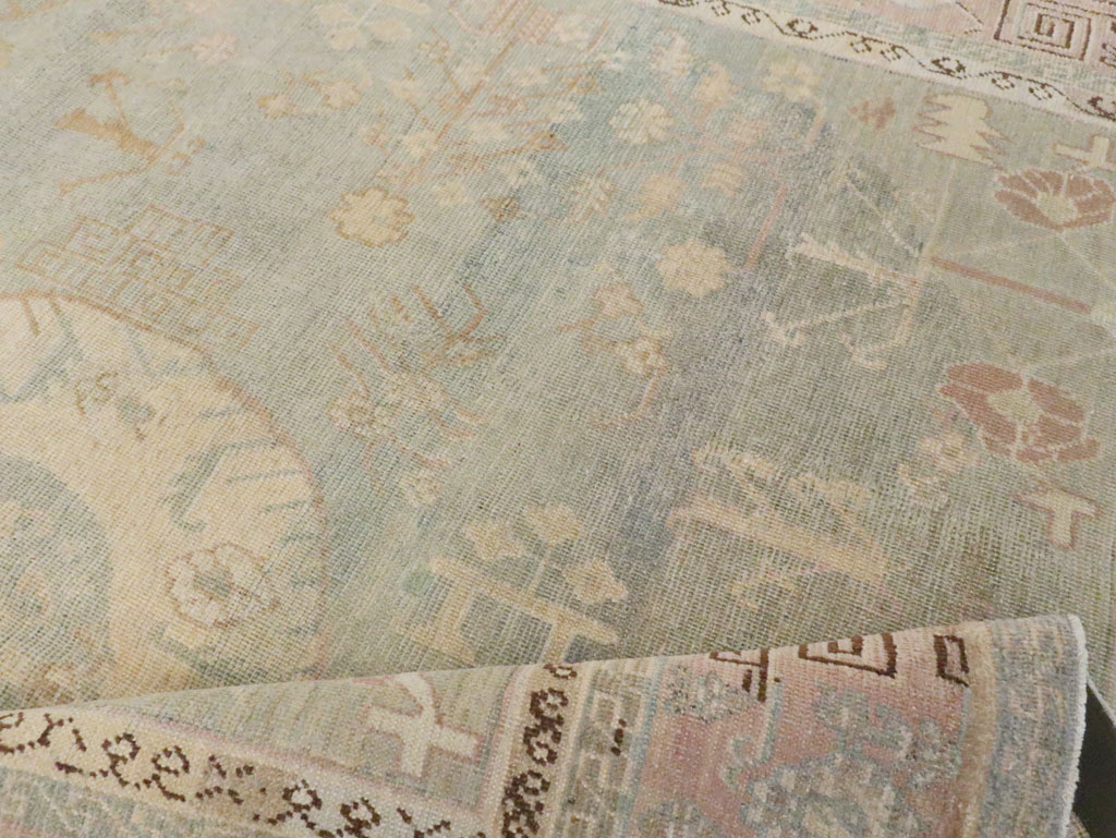 Antique East Turkestan Khotan Accent Rug, No.30043 - Galerie Shabab