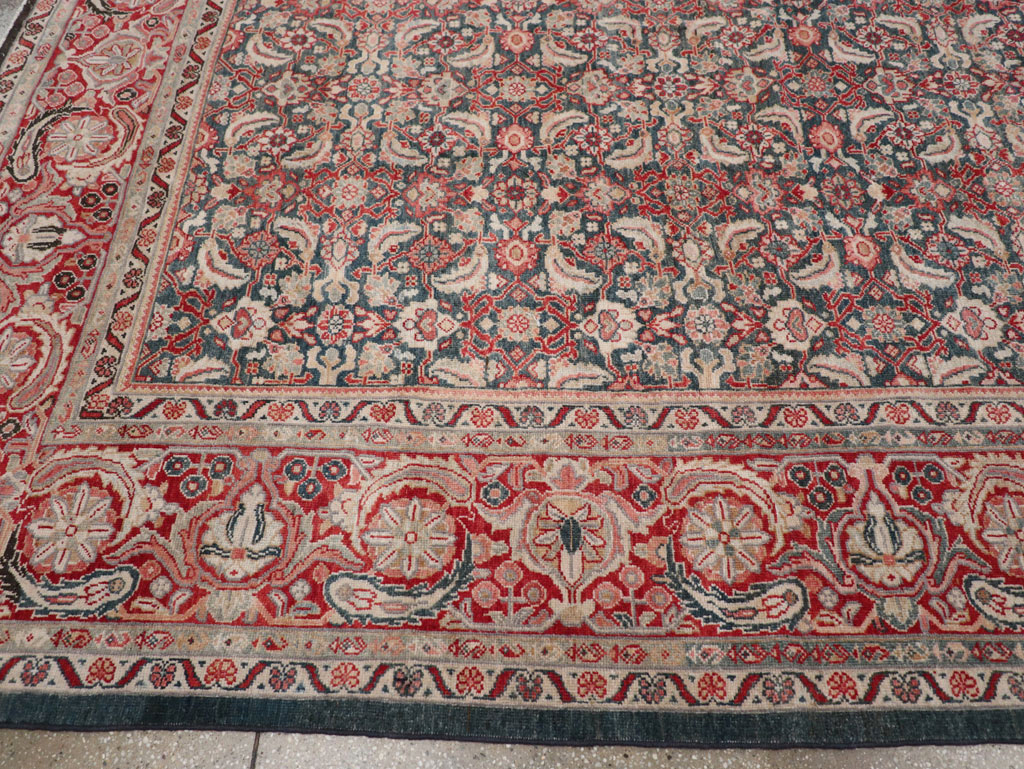 Antique Persian Mahal Room Size Carpet, No.30045 - Galerie Shabab