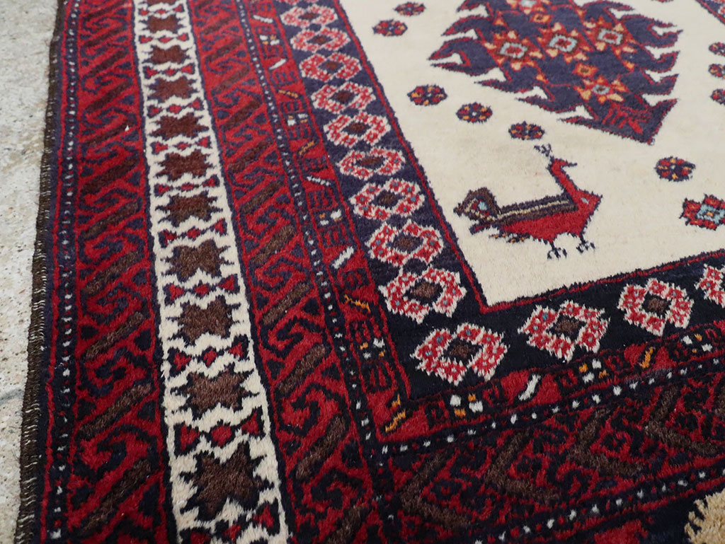 Vintage Persian Pictorial Baluch Rug, No.30055 - Galerie Shabab