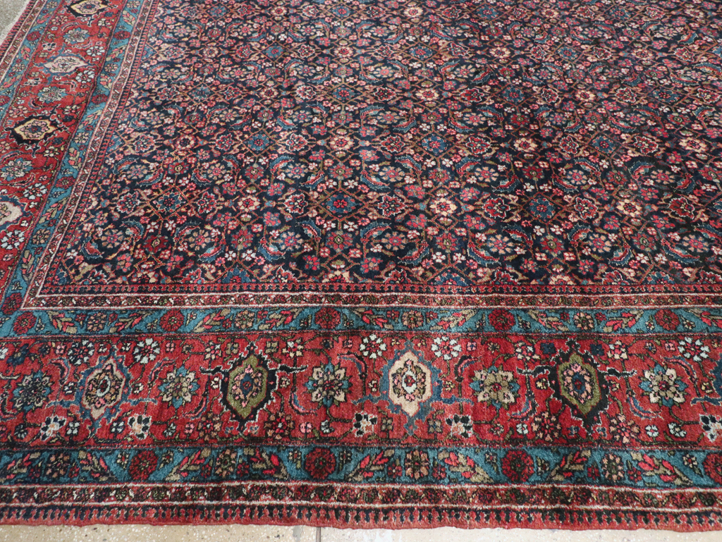 Antique Persian Bidjar Oversize Carpet, No.30056 - Galerie Shabab