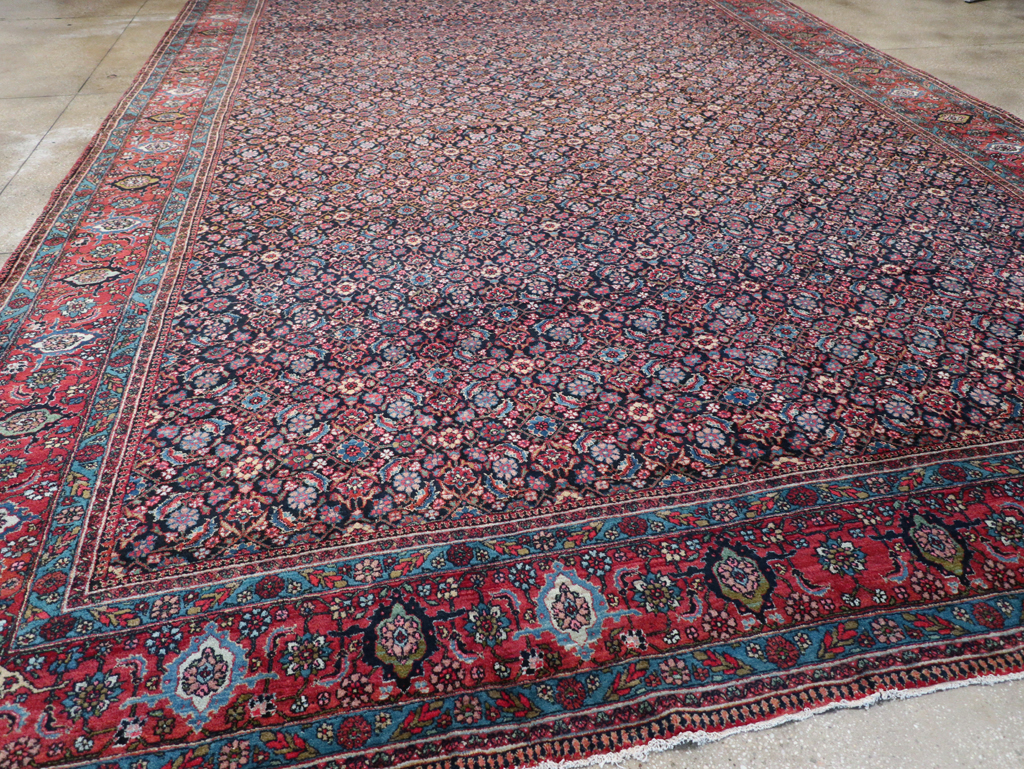 Antique Persian Bidjar Oversize Carpet, No.30056 - Galerie Shabab