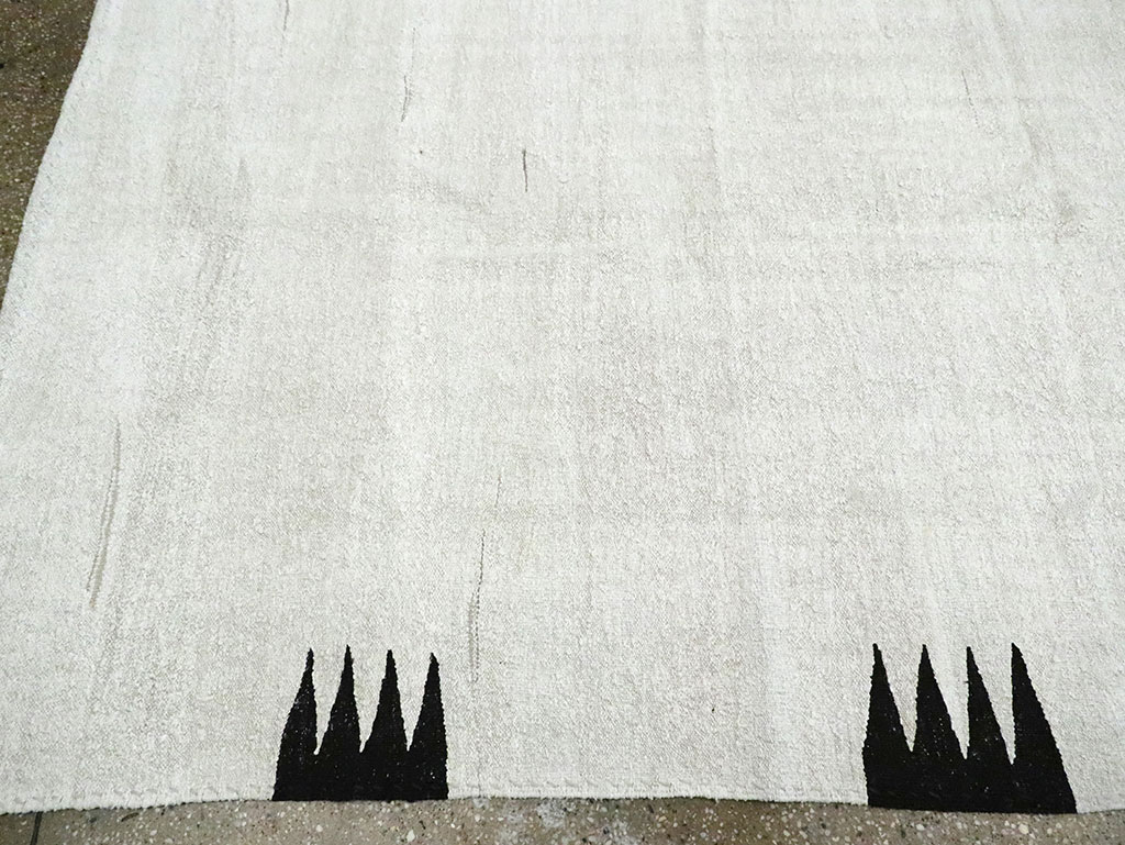 Contemporary Turkish Flatweave Kilim, No.30065 - Galerie Shabab