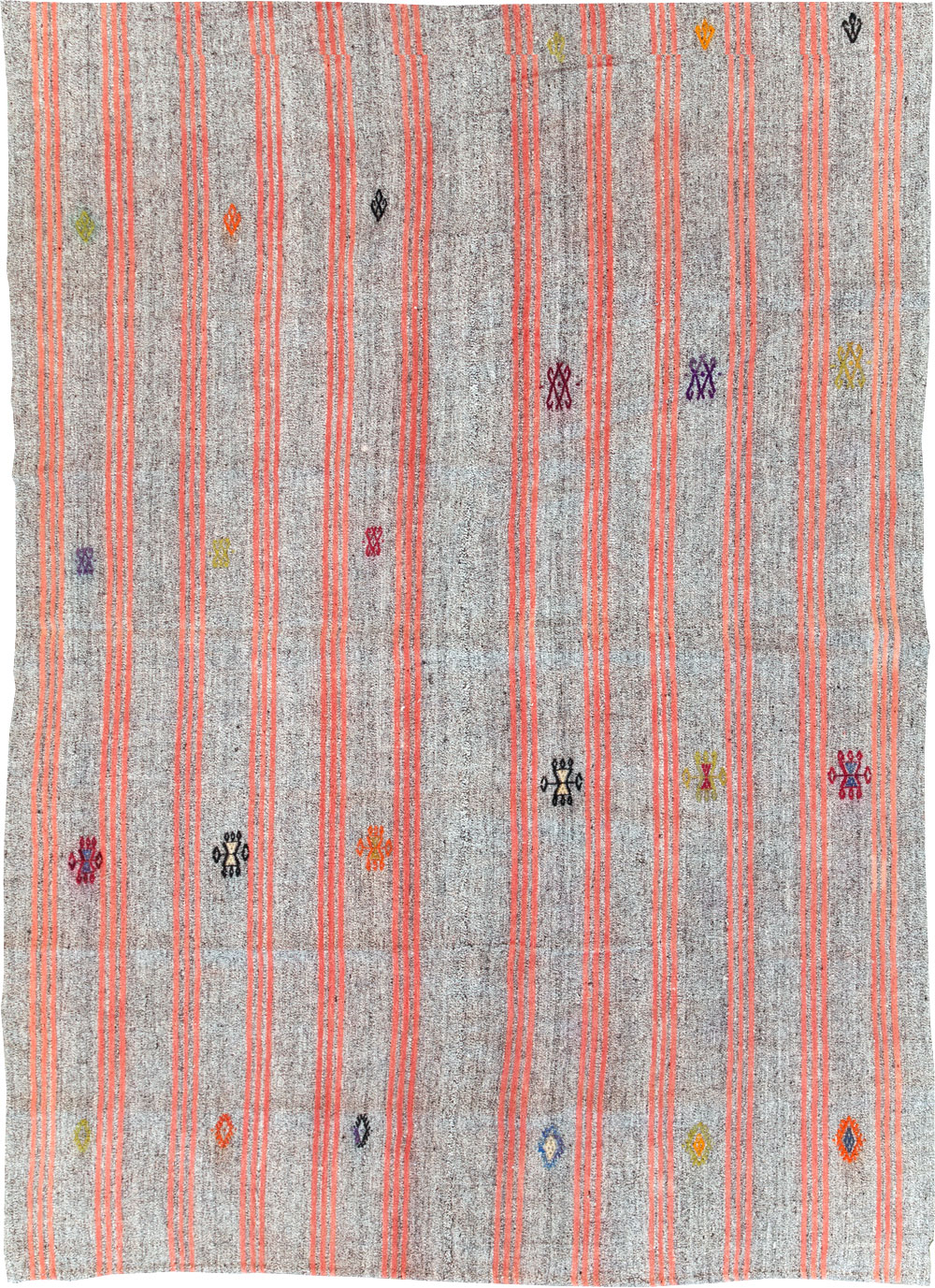 Mid-20th Century Handmade Turkish Flatweave Kilim, No.30068 - Galerie Shabab