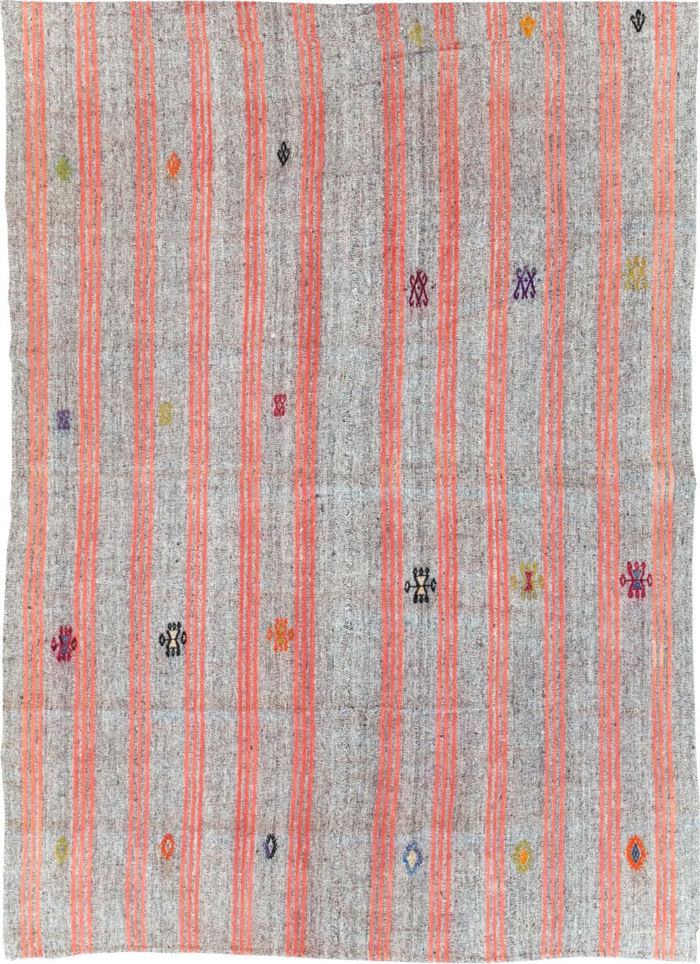 Mid-20th Century Handmade Turkish Flatweave Kilim, No.30068 - Galerie Shabab
