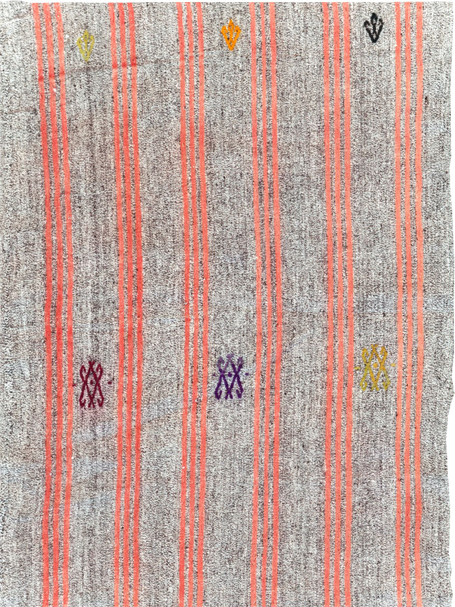 Mid-20th Century Handmade Turkish Flatweave Kilim, No.30068 - Galerie Shabab
