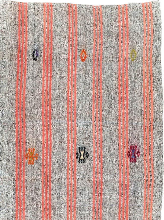 Mid-20th Century Handmade Turkish Flatweave Kilim, No.30068 - Galerie Shabab