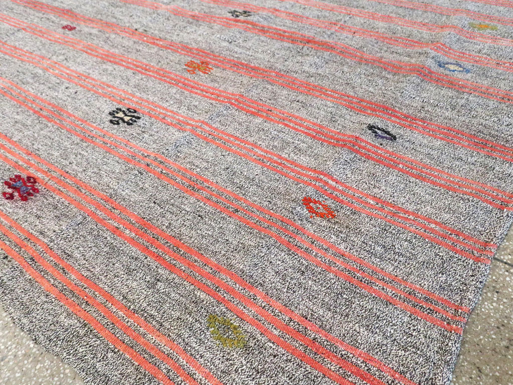 Vintage Handmade Turkish Flatweave Kilim, No.30068 - Galerie Shabab