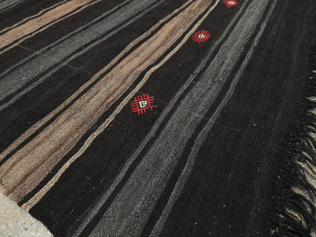 Mid-20th Century Handmade Turkish Flatweave, No.30069 - Galerie Shabab