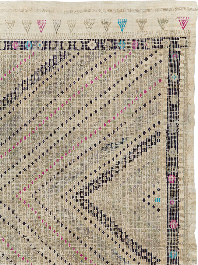 Vintage Turkish Flatweave Kilim, No.30070 - Galerie Shabab