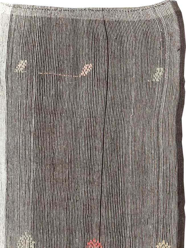 Mid-20th Century Handmade Turkish Flatweave Kilim, No.30076 - Galerie Shabab