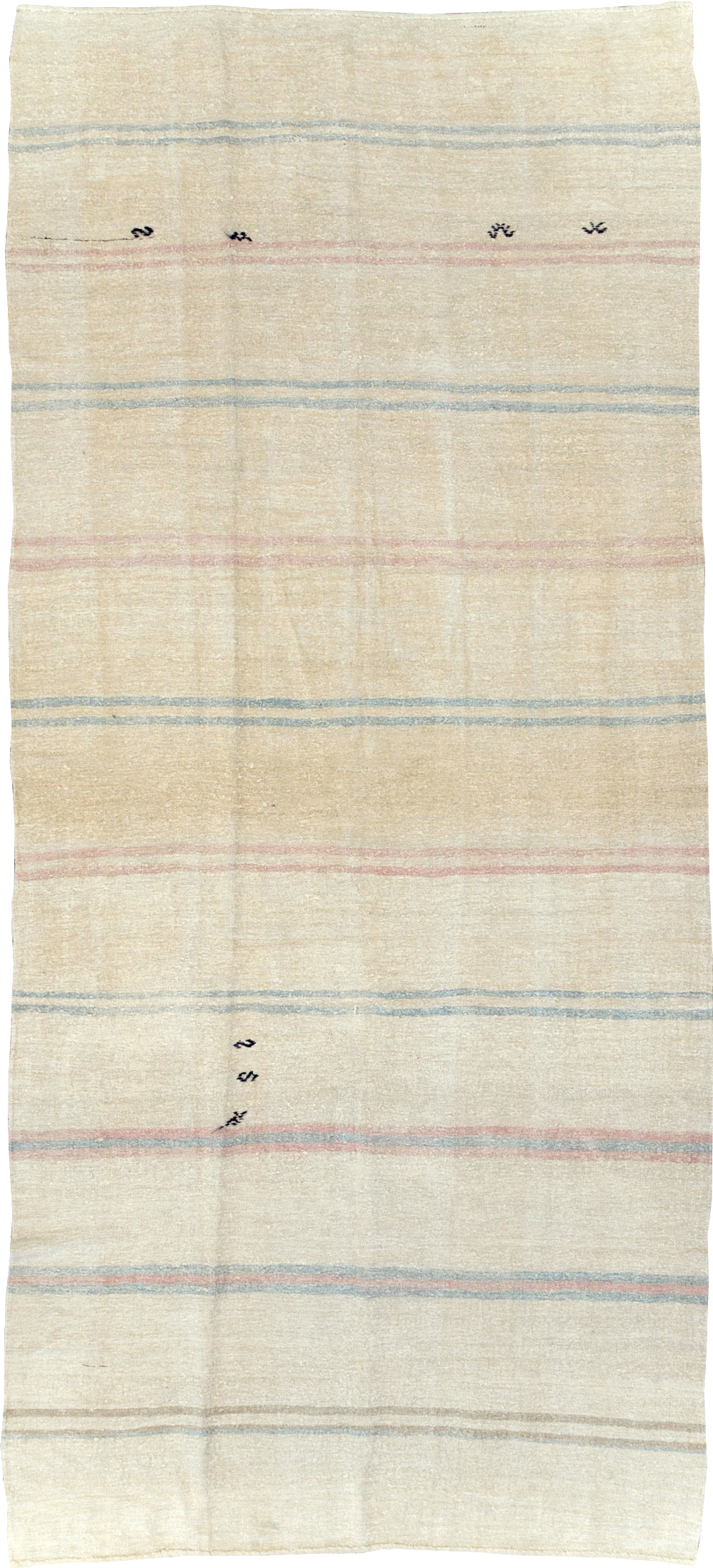 Mid-20th Century Turkish Gallery Size Flatweave, No.30079 - Galerie Shabab