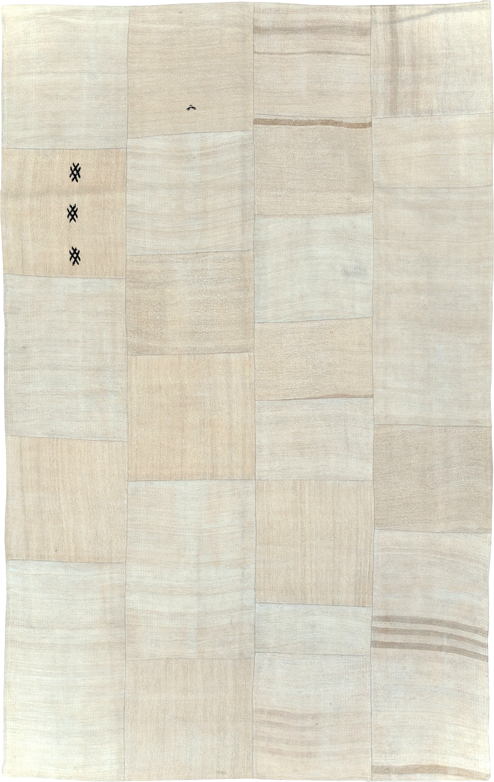 Contemporary Handmade Turkish Flatweave, No.30087 - Galerie Shabab