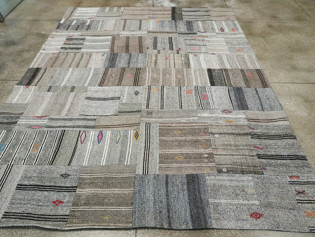 Contemporary Turkish Flatweave, No.30088 - Galerie Shabab