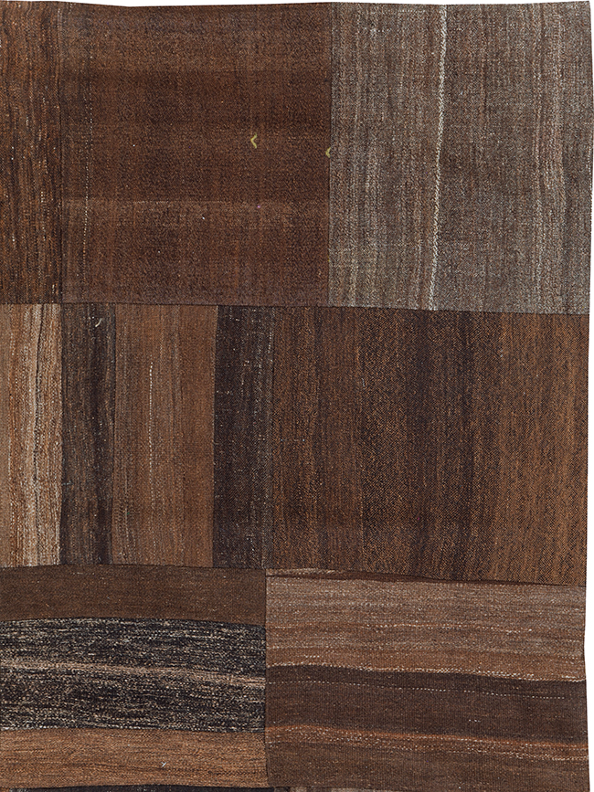 Contemporary Turkish Flatweave Kilim Patchwork Room Size Carpet, No.30089 - Galerie Shabab