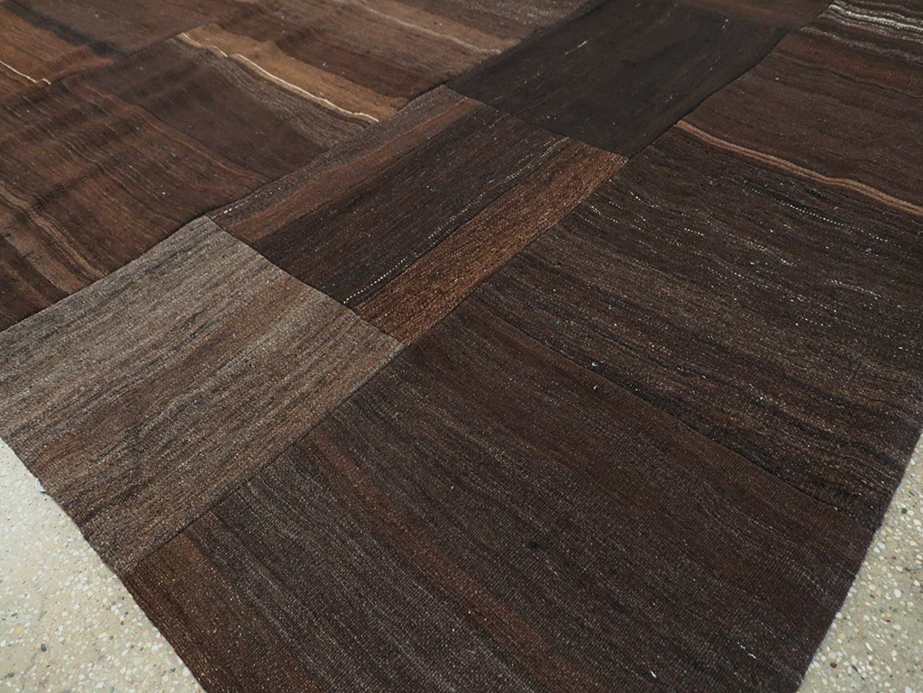 Contemporary Turkish Flatweave Kilim Patchwork Room Size Carpet, No.30089 - Galerie Shabab