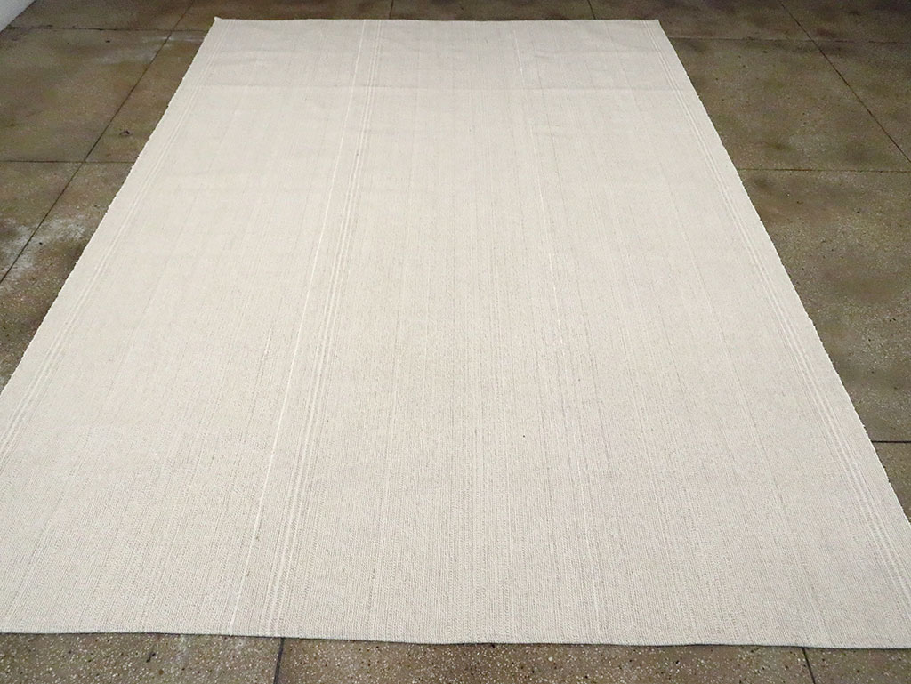 Mid-20th Century Handmade Turkish Flatweave, No.30091 - Galerie Shabab