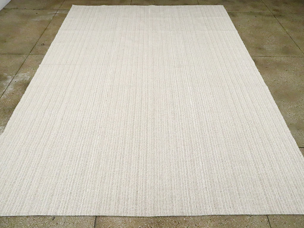 Vintage Turkish Flatweave Kilim Room Size Carpet, No.30092 - Galerie Shabab