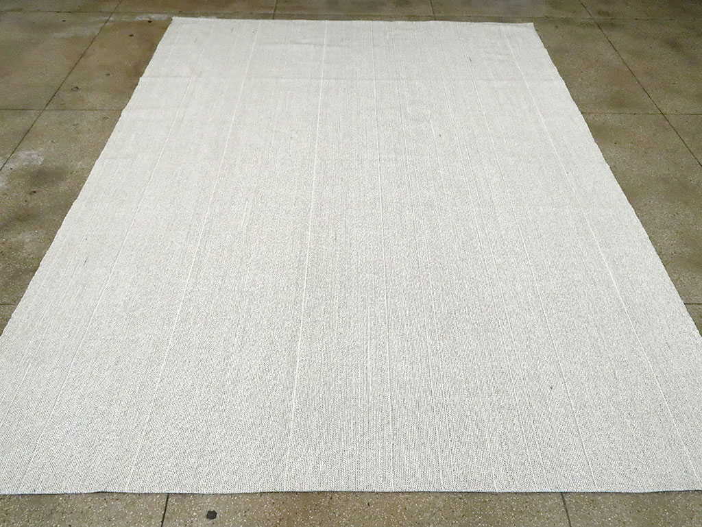 Vintage Turkish Flatweave Kilim Room Size Carpet, No.30093 - Galerie Shabab