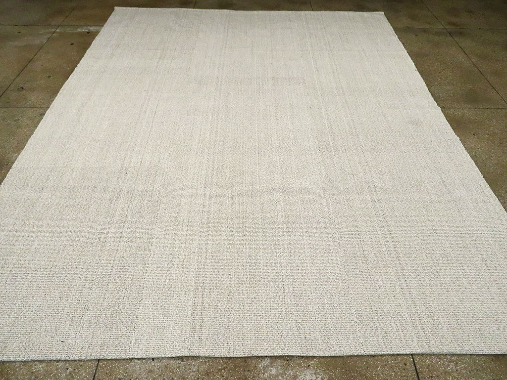 Vintage Turkish Flatweave Kilim Room Size Carpet, No.30095 - Galerie Shabab