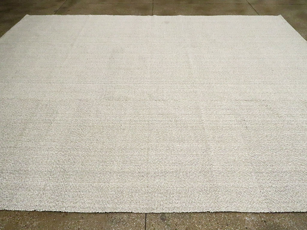 Vintage Turkish Flatweave Kilim Room Size Carpet, No.30095 - Galerie Shabab