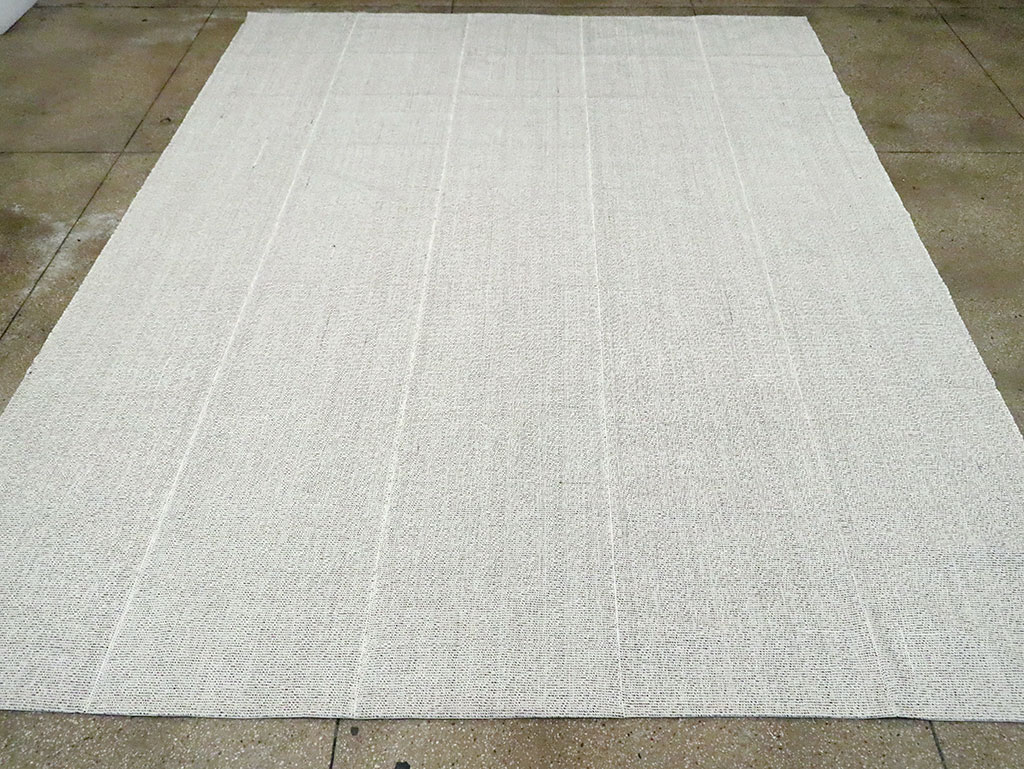 Vintage Turkish Flatweave Kilim Room Size Carpet, No.30096 - Galerie Shabab