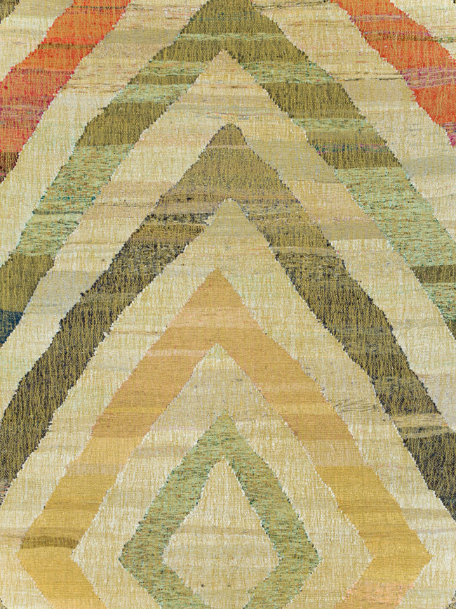 Large Contemporary Turkish Flatweave Kilim, No.30098 - Galerie Shabab