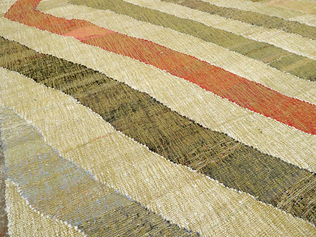 Large Contemporary Turkish Flatweave Kilim, No.30098 - Galerie Shabab
