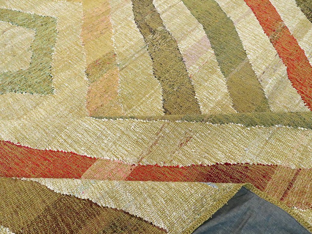 Large Contemporary Turkish Flatweave Kilim, No.30098 - Galerie Shabab