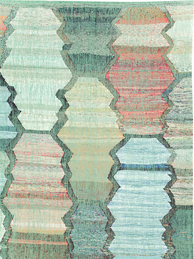 Contemporary Turkish Flatweave, No.30100 - Galerie Shabab