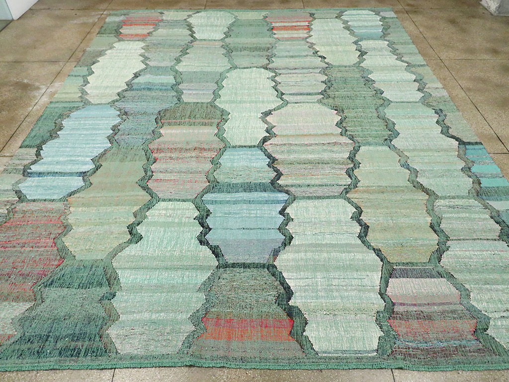 Contemporary Turkish Flatweave, No.30100 - Galerie Shabab