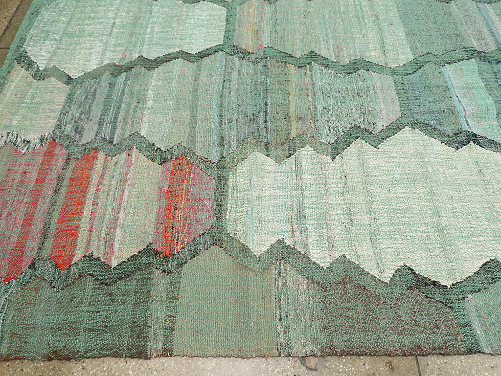 Contemporary Turkish Flatweave, No.30100 - Galerie Shabab