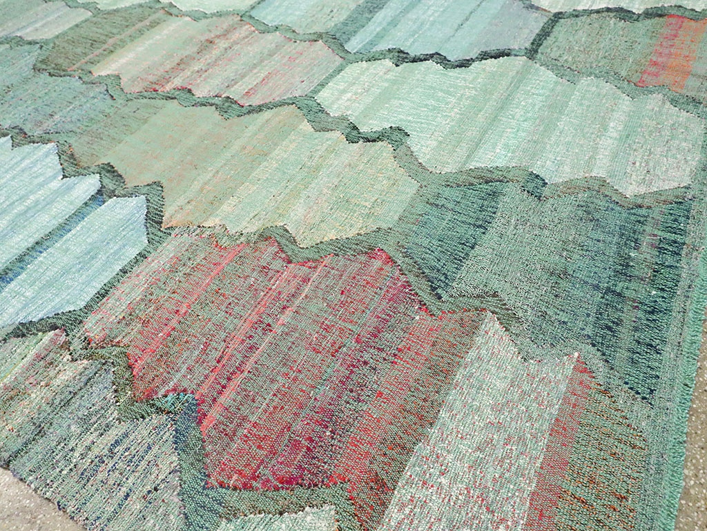 Contemporary Turkish Flatweave, No.30100 - Galerie Shabab