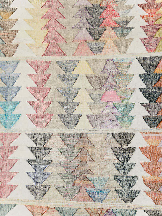 Contemporary Turkish Flatweave Kilim Room Size Carpet, No.30101 - Galerie Shabab