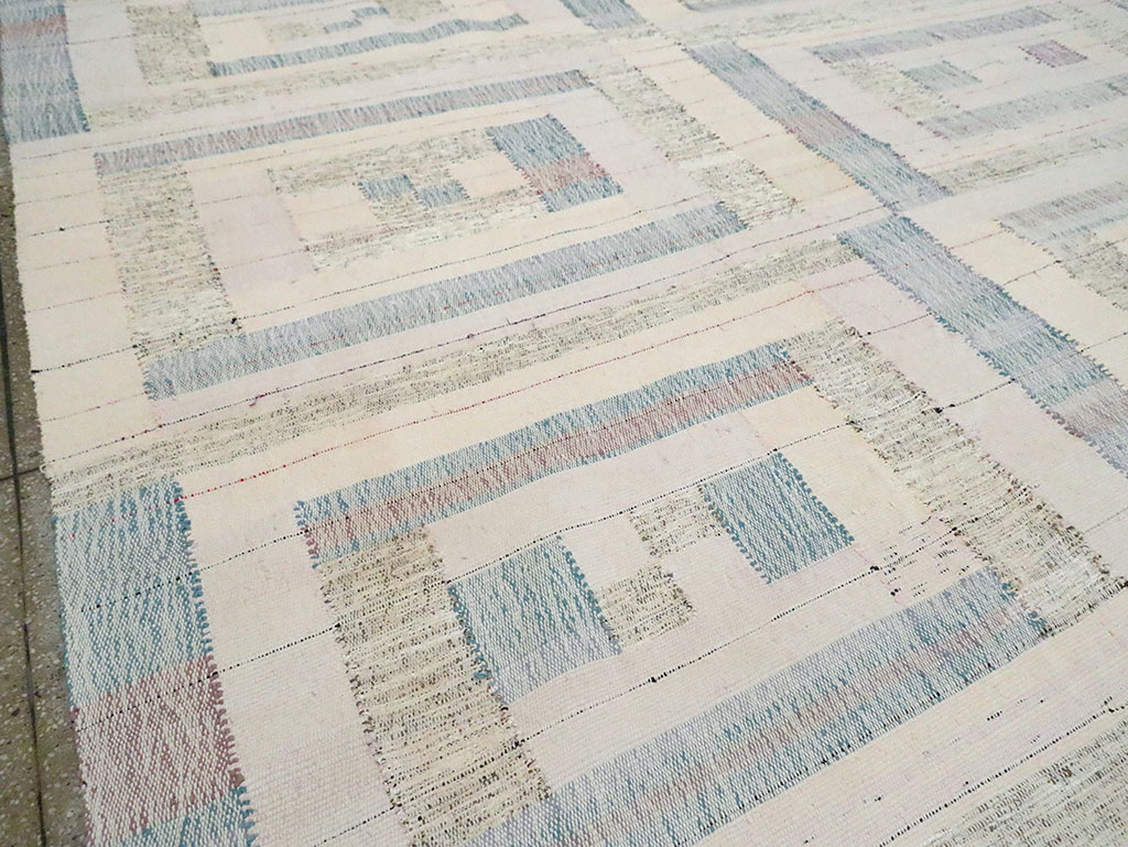 Contemporary Turkish Flatweave Kilim Large Room Size Carpet, No.30102 - Galerie Shabab