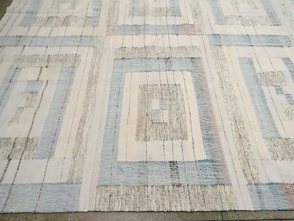 Contemporary Turkish Flatweave Kilim Large Room Size Carpet, No.30102 - Galerie Shabab