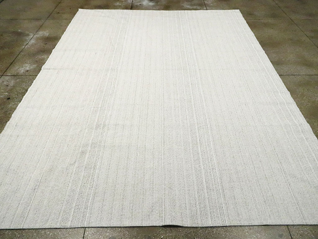 Vintage Turkish Flatweave Kilim Room Size Carpet, No.30105 - Galerie Shabab