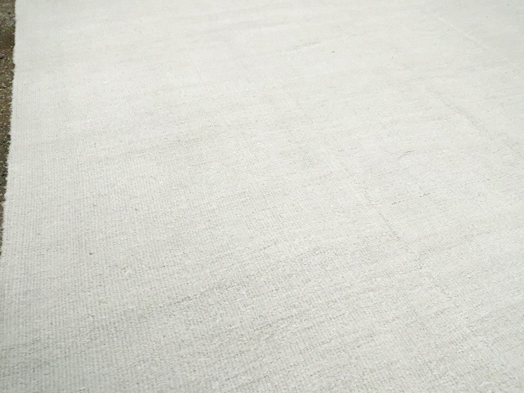 Mid-20th Century Minimalist Turkish Flatweave Kilim, No.30107 - Galerie Shabab