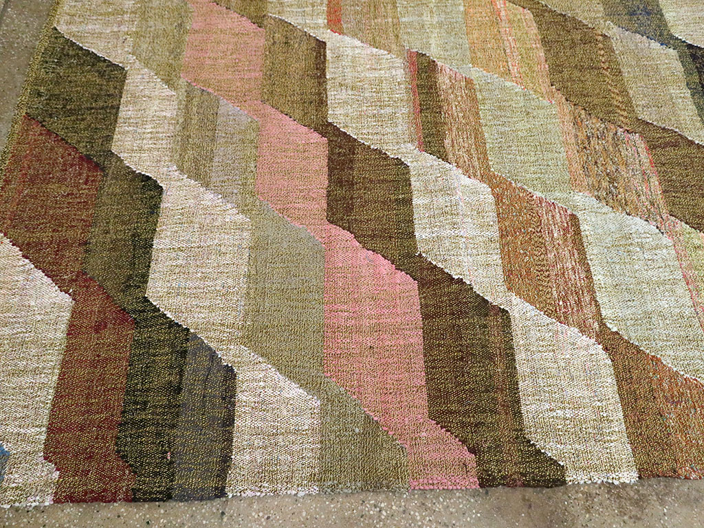Contemporary Turkish Flatweave Kilim, No.30110 - Galerie Shabab