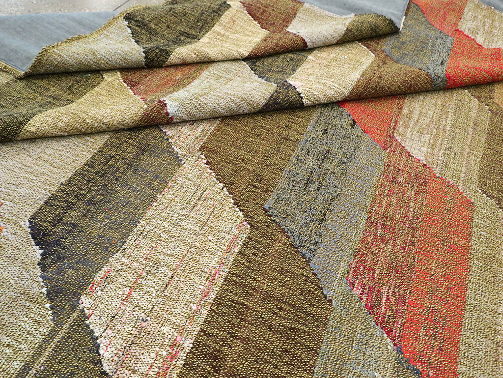 Contemporary Turkish Flatweave Kilim, No.30110 - Galerie Shabab