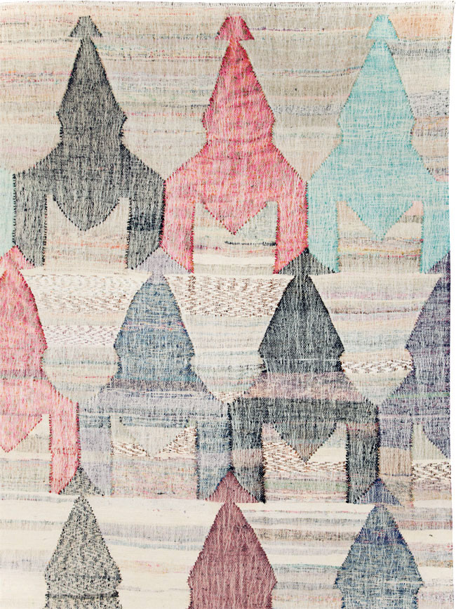 Modern Turkish Flatweave, No.30114 - Galerie Shabab