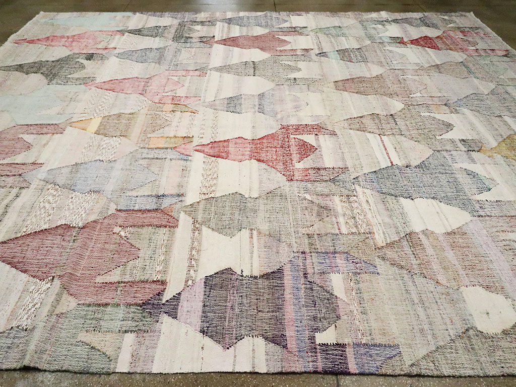 Modern Turkish Flatweave, No.30114 - Galerie Shabab