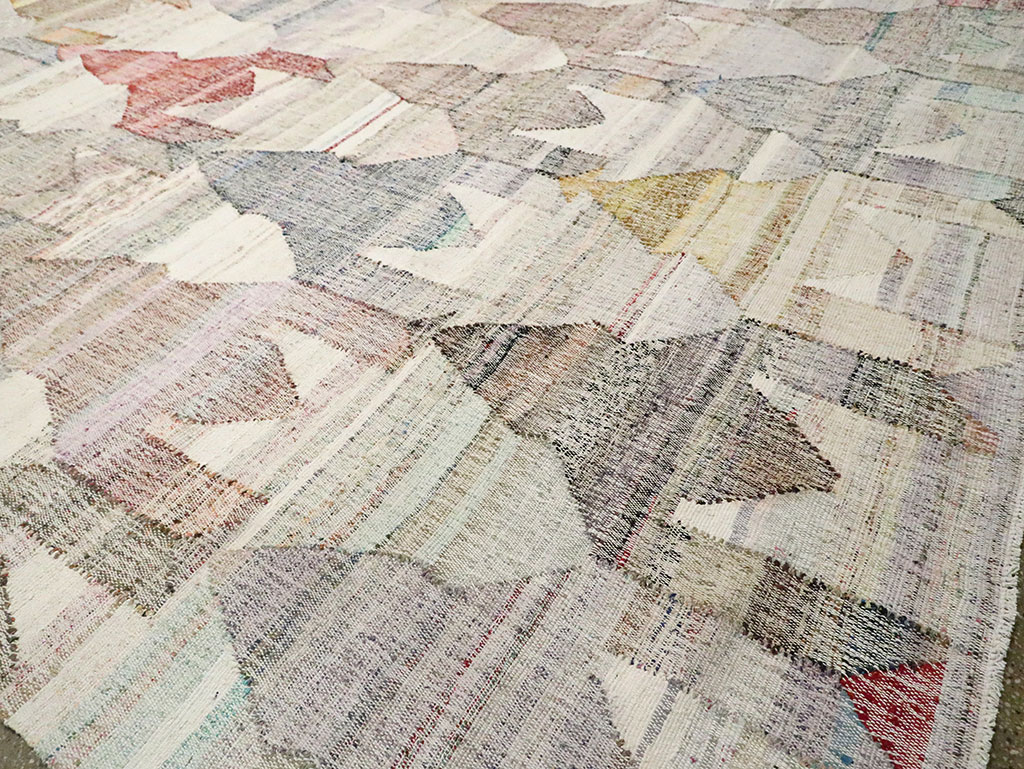 Modern Turkish Flatweave, No.30114 - Galerie Shabab