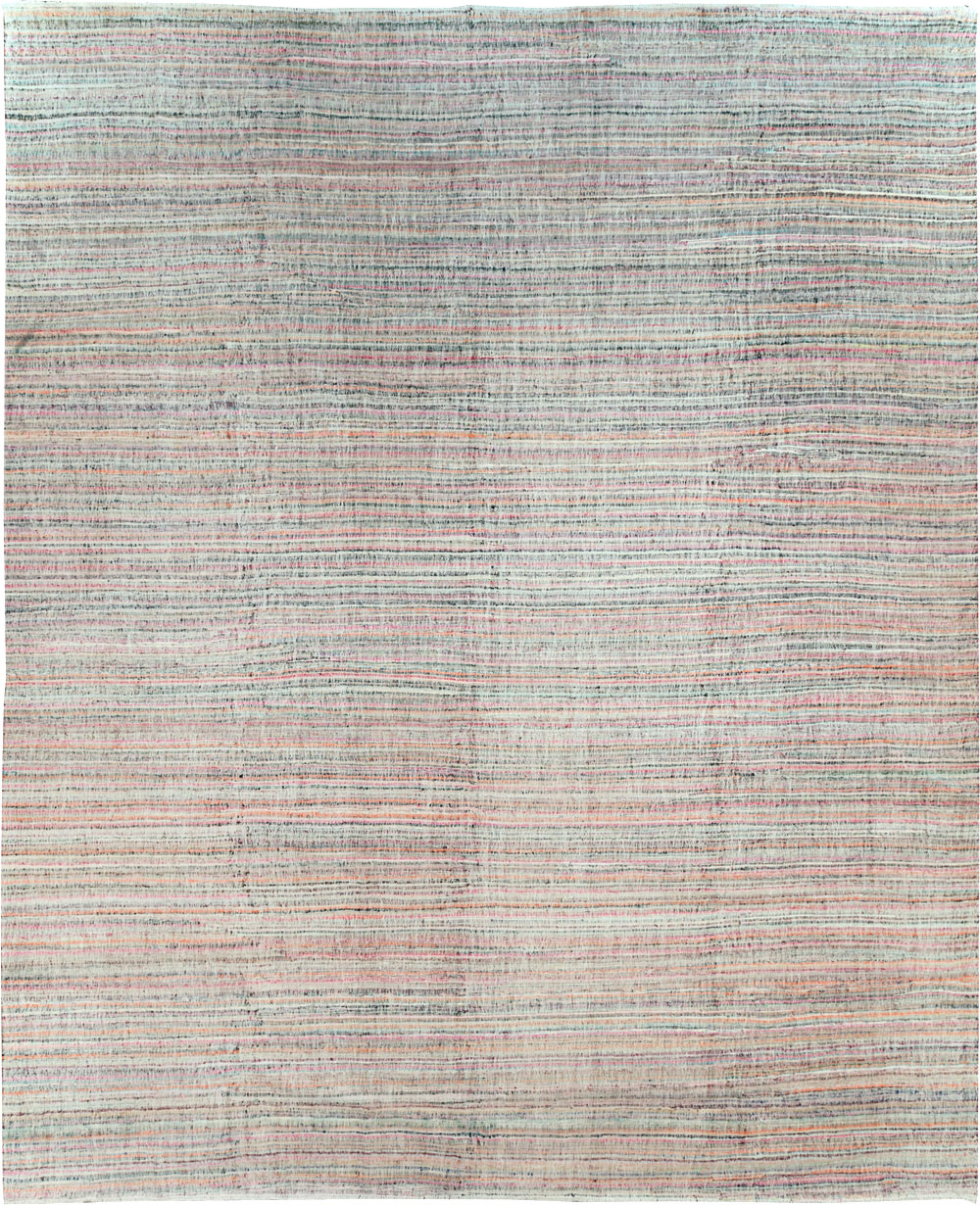 Contemporary Handmade Turkish Flatweave, No.30116 - Galerie Shabab
