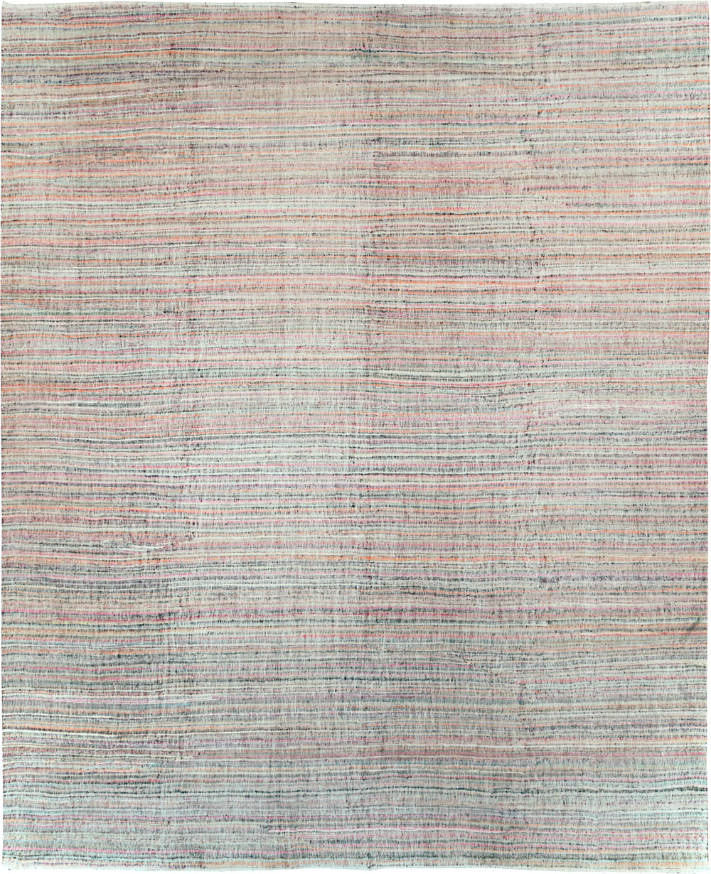 Contemporary Handmade Turkish Flatweave, No.30116 - Galerie Shabab