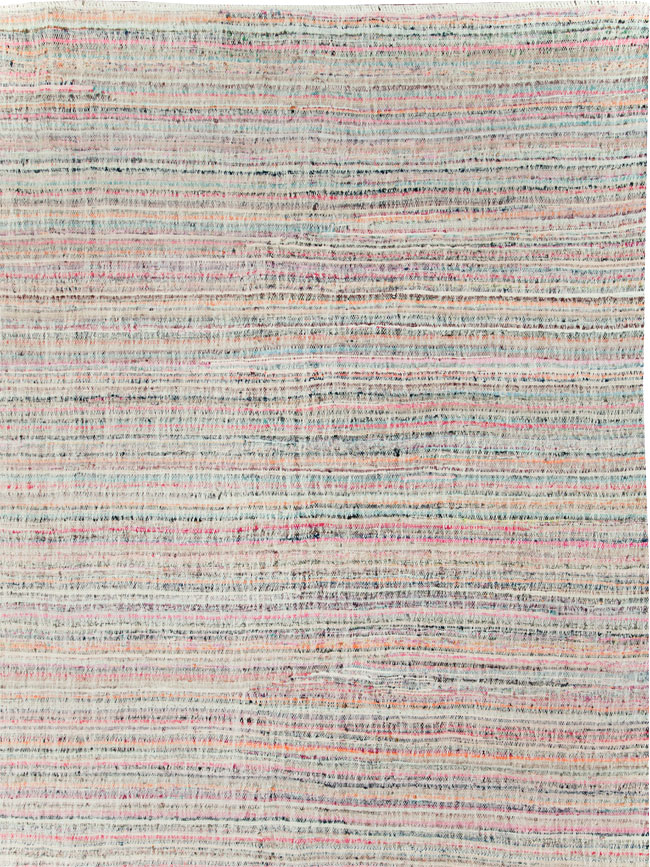 Contemporary Handmade Turkish Flatweave, No.30116 - Galerie Shabab