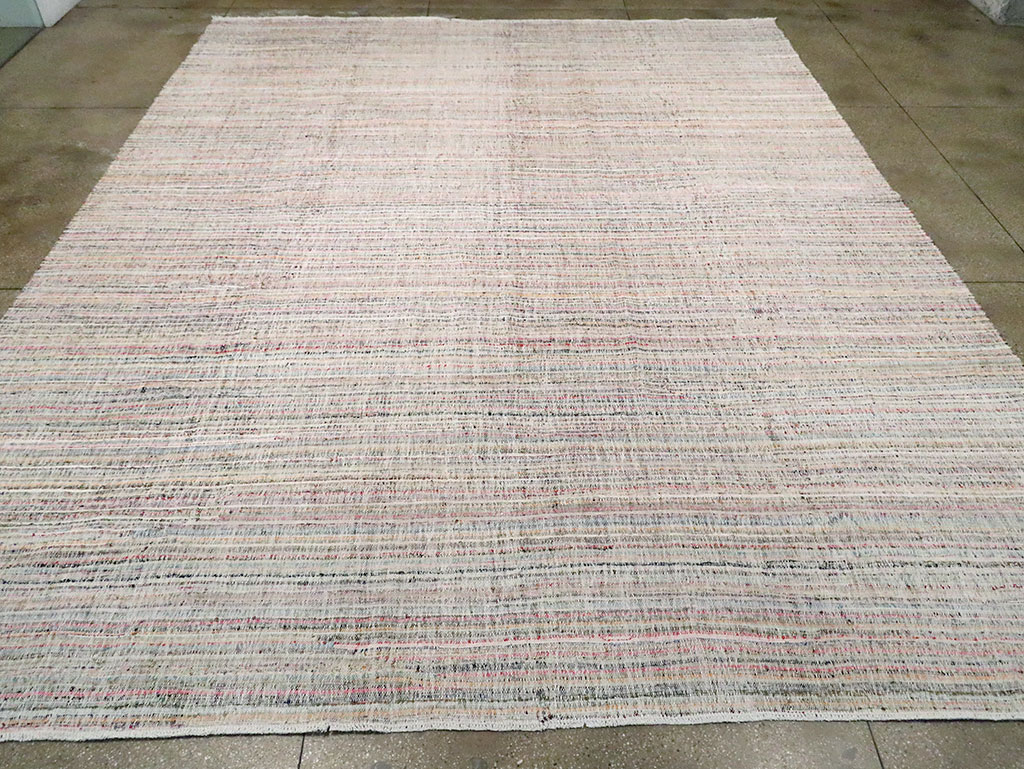 Contemporary Handmade Turkish Flatweave, No.30116 - Galerie Shabab