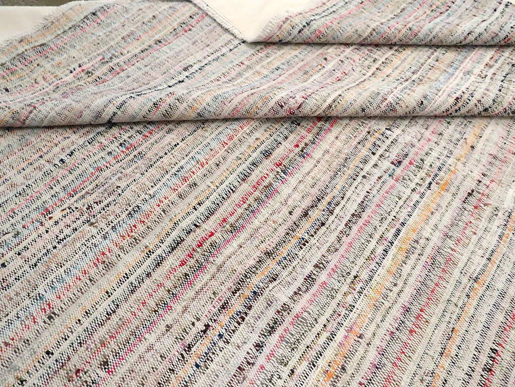 Contemporary Handmade Turkish Flatweave, No.30116 - Galerie Shabab